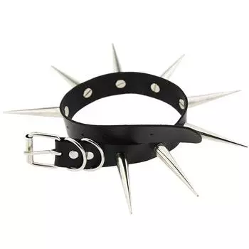 Металлические заклепки с заклепками Rock Gothic Chokers из искусственной кожи с заклепками-гвоздиками, ошейник-чокер