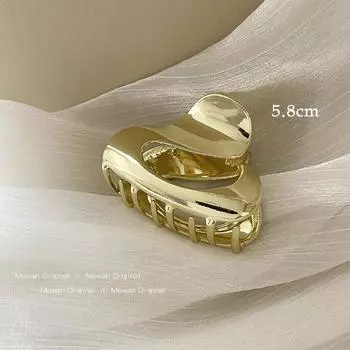 Металлические заколки для волос в виде краба с геометрическим рисунком, модные заколки для волос с перекрестием, заколки для женщин и девочек, корейские зажимы для хвоста, аксессуары для волос