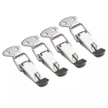 Металлические замки, защелки, коробки, шкафы, товары для дома, дверная фурнитура, серебряная, прочная, холоднокатаная сталь, абсолютно новая Without Lock