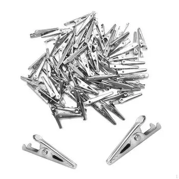 Металлические зажимы для электрических испытаний - упаковка 100 шт. 28mm