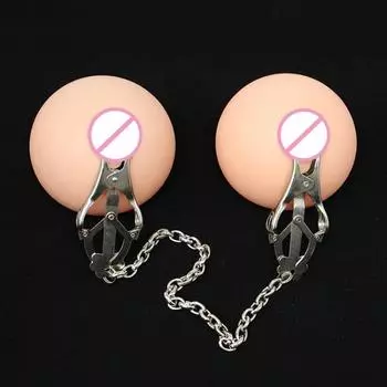 Металлические зажимы для сосков Chian, экзотические аксессуары, БДСМ, секс-игрушки для женщин, бондаж, фетиш, зажимы для груди, клитора, ролевые игры, игры для взрослых