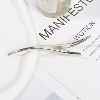 Металлические зажимы для волос с S-образным узором для женщин, винтажные зажимы для волос с геометрическим рисунком, повязка на голову в виде краба, заколка для волос для девочек, аксессуары для волос