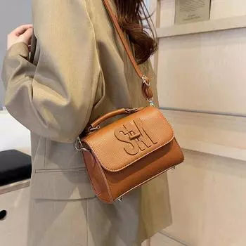 металлические женские сумки через плечо модные трендовые индивидуальные однотонные сумки через плечо простые для отдыха и универсальные