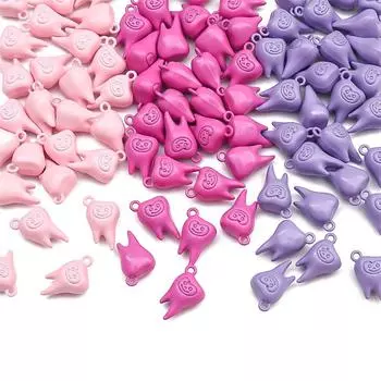 Металлические зубы для изготовления ювелирных изделий DIY браслет ожерелье подвески фиолетовый