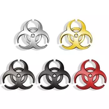 Металлический 3D-стиль автомобиля Resident Evil, наклейка с логотипом, эмблемой, значком, наклейкой, автомобилем, мотоциклом, компьютером, крышкой топливного бака, аксессуарами