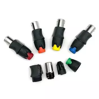 Металлический 4-контактный омический разъем профессиональный аудиоразъем Stage Slightly аксессуары для акустических проводов без пайки Nl4Fc синий