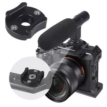 Металлический адаптер для крепления на холодный башмак, универсальная быстрая установка, небольшой размер, адаптер расширения для клетки-кролика