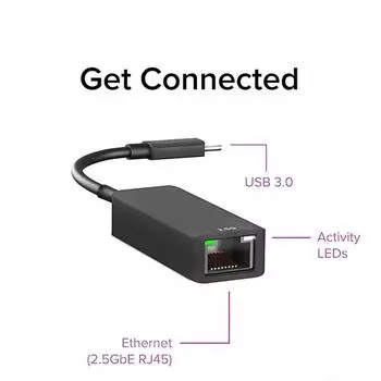 Металлический адаптер USB 3,0 до 2500 м Gigabit Lan Ethernet, портативный разъем