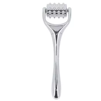 Металлический акупунктурный массажный ролик, расслабляющий мышцы, улучшающий кровообращение, ручной акупунктурный ролик для Fi