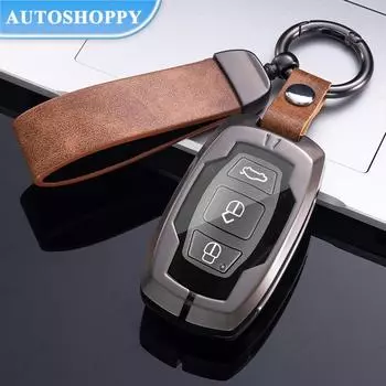 Металлический автомобильный брелок с дистанционным управлением, чехол для BYD F3 S6 S7 l3 F0 G3 Song MAX G6 Yuan Su Rui BYD L3 M6 L6 E6 F0 G3R, аксессуары B Style чёрный