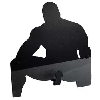 Металлический брелок для ключей Barry Wood, крючок для взрослых, забавный креативный настенный подвесной брелок для ключей