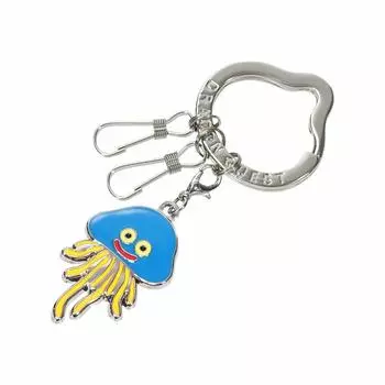 Металлический брелок для ключей Dragon Quest Smile Slime Hoimi Slime