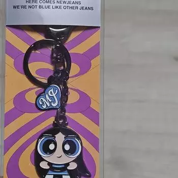 Металлический брелок Newjeans Powerpuff Girl