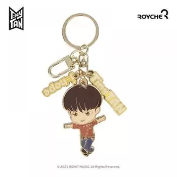 Металлический брелок TinyTAN JHOPE