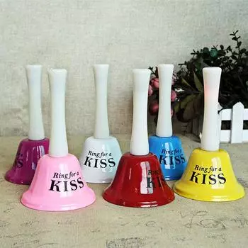 Металлический брелок-звонок Yaosha для баров, дискотек, звонков или обедов Bell keychain; Three large, medium and small