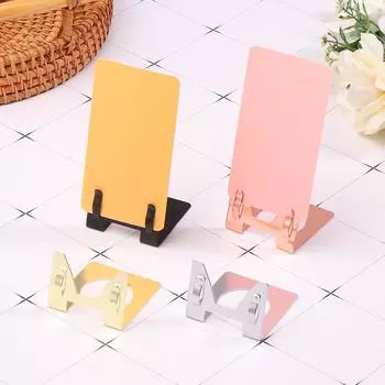 Металлический ценник, зажим для этикетки, настольная защелка для номера, держатель для карточки с именем для розничного магазина, супермаркета золотой