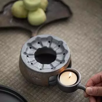 Металлический чайник ручной работы в стиле кунг-фу — портативный эстетичный дизайн — идеально подходит для офиса, дома, путешествий и уникального подарка Warm Teapot (8.45oz)