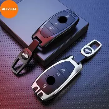 Металлический чехол для автомобильного ключа, чехол для брелока, чехол для Mercedes Benz ABGSEC Class W205 W213 C217 W177 W247 C257 W167 W463, чехол для ключа