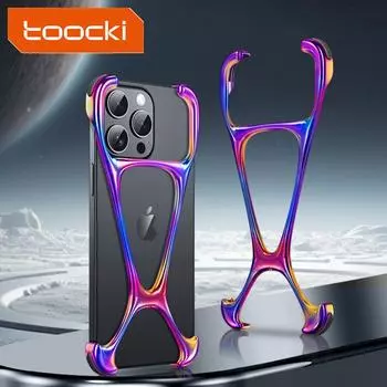 Металлический чехол для телефона из цинкового сплава для iPhone 14 13 15 Pro Max, безрамочный корпус с рассеиванием тепла, противоударный бампер, защита от падения, чехол For iPhone 13 серый