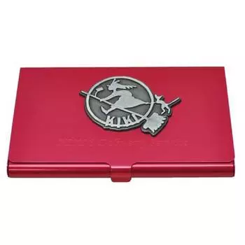 Металлический чехол для визитной карточки Studio Ghibli Delivery Service Sign Magenta Kiki s Kiki s