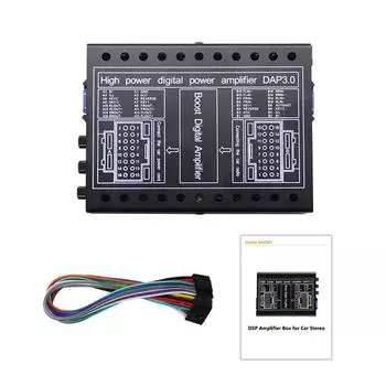 Металлический цифровой усилитель мощности DAP3.0 для автомобильного Android-устройства с большим экраном и звуком CN