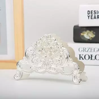 Металлический держатель для бумажных полотенец, подставка для хранения бумажных салфеток и носовых платков, настольный декор для ресторана, отеля