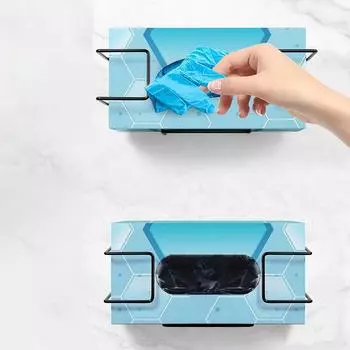 Металлический держатель для перчаток для настенного крепления(2 шт.),Держатель для перчаточного ящика настенное крепление для использования в сфере общественного питания, здравоохранения, больниц, ресторанов