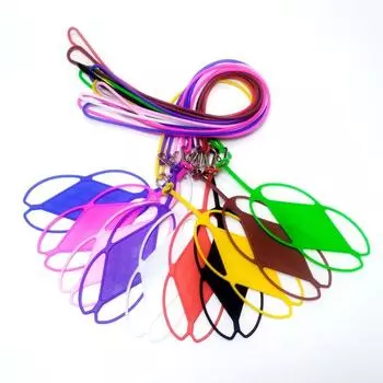 Металлический держатель для ремешка для телефона, чехол, цветной силиконовый держатель для ремешка для мобильного телефона белый