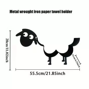 Металлический держатель для салфеток Железный Современный Дизайн Овцы для Декора Кухни Гостиной