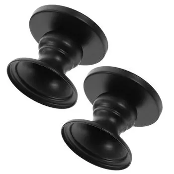 Металлический держатель для столба, черные подставки для свечей, подсвечники для рабочего стола, осенний декор 8.00X7.00X6.50CM чёрный