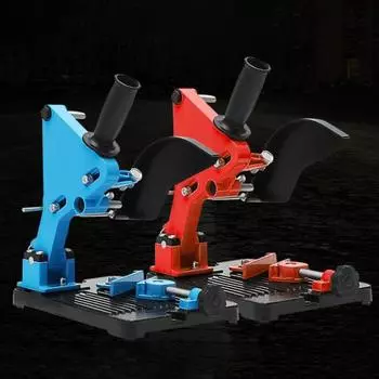 Металлический держатель угловой шлифовальной машины, подставка для режущего станка, кронштейн, опорная база для электроинструмента