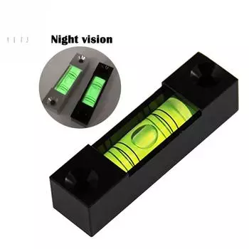 Металлический длинный пузырьковый уровень Высокоточный мини измерительный уровень