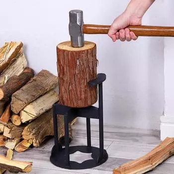 Металлический дровокол, прочный, из высокоуглеродистой стали, ручной растопочный станок