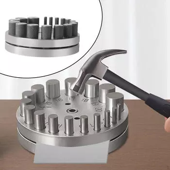 Металлический дырокол для изготовления ювелирных изделий с плоским дном от 4 мм до 20 мм, штамп для формирования подвески