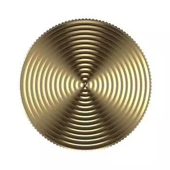 Металлический EDC кулон гироскоп ожерелье брелок волчок ручной спиннер умный Fidget настольные игрушки снятие стресса для детей взрослых