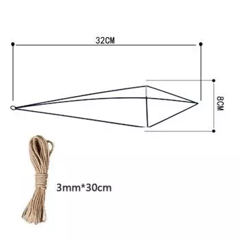 Металлический геометрический подвесной держатель для воздушных растений, стойка для воздуха, ананаса, железная подвесная опора L