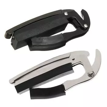 Металлический гитарный сплав из цинкового сплава, быстросменный зажим, ключ для акустической классической гитары, каподастр чёрный