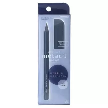 Металлический карандаш Sunstar Stationery для письма без заточки, твердость эквивалентна 2H Metasil Pocket Navy S5019850