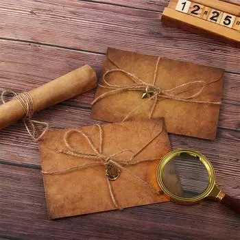 Металлический ключ Антикварные дизайны Конверты из крафт-бумаги Письменная бумага Винтажная канцелярская бумага Блокнот для писем Anchor