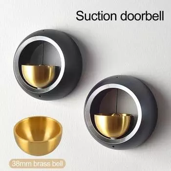 Металлический колокольчик для владельцев магазинов с громким звуком на передней двери, висящий алюминиевый басовый колокольчик на двери с колокольчиком серебряный