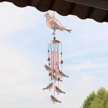 Металлический колокольчик на день матери, колибри, стрекоза, винтажный кулон с колокольчиком, подарок на день матери для внешнего двора, садового декора Dragonfly