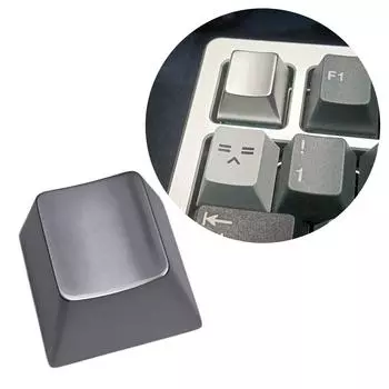 Металлический колпачок из цинкового сплава R4, высота, пустые металлические колпачки 1 шт. для настройки механической клавиатуры 1 серебряный