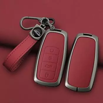 Металлический кожаный чехол для автомобильного ключа Чехол для Chery Tiggo 8 Pro Tiggo 8plus New 5 Plus 7pro Chery Tiggo 7 Pro Max Omoda 5 C5 Modod Shell