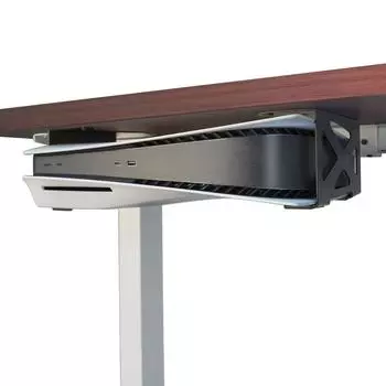 Металлический кронштейн для крепления под столом, экономящий место, игровой органайзер, металлический кронштейн для хранения, простой в использовании для консоли PS5 и контроллеров