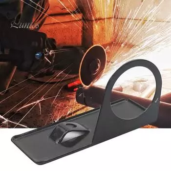 Металлический кронштейн, регулируемый, устойчивый, легкий, угловая шлифовальная машина, режущее сиденье, стойка, инструмент для переоборудования машины чёрный