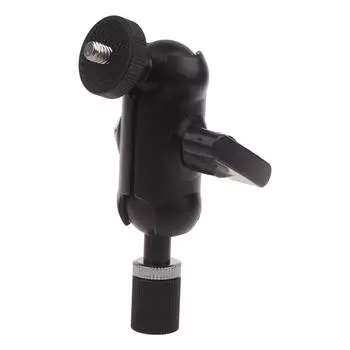 Металлический кронштейн с выдвижной и вращающейся металлической опорой 1/4 Female to Male Extension Support для цифровых зеркальных камер и штативов