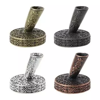 Металлический круглый держатель для перьевых ручек для перьевых гусиных перьев, школьные канцелярские принадлежности, подарок для студента