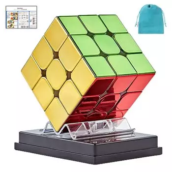 Металлический куб 3x3 Cyclone Boys металлический куб японская стратегия сумка для соревнований с [3x3 и включенный/подлинный продукт] (Оборудованный магнит)