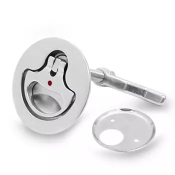 Металлический кулачковый замок для палубы, зеркально отполированный, прочный морской люк, скользящий подъемный механизм, коррозионностойкое кольцо