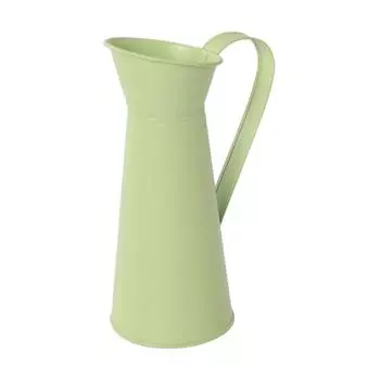 Металлический кувшин ваза для цветов шикарный фермерский декоративный кувшин оцинкованная металлическая ваза для цветов белая ваза